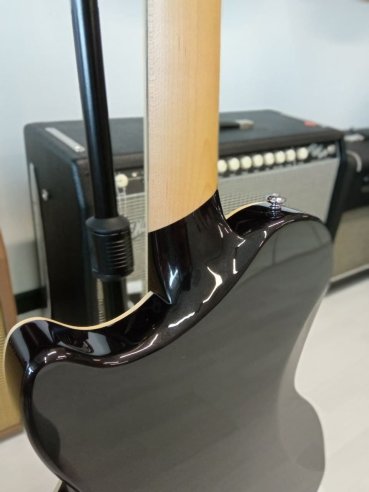 D'Angelico Premier Atlantic Black Flake Chitarra Elettrica Solid Body