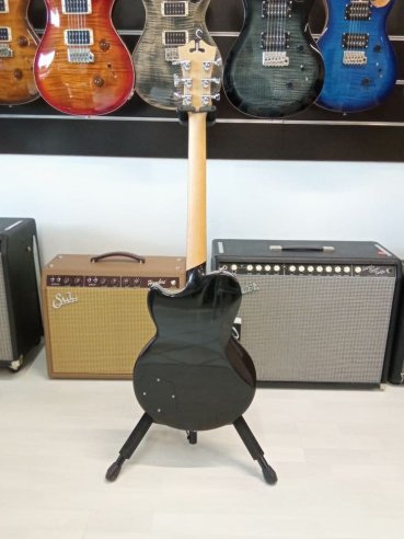 D'Angelico Premier Atlantic Black Flake Chitarra Elettrica Solid Body