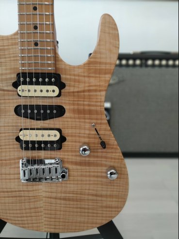 Suhr Modern Limited Edition Satin Flame Natural Chitarra Elettrica