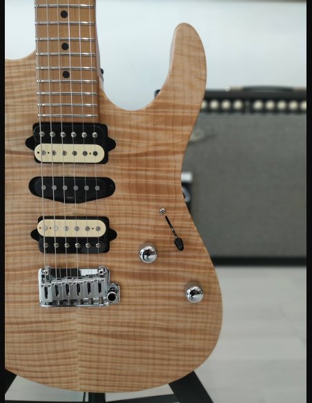 Suhr Modern Limited Edition Satin Flame Natural Chitarra Elettrica