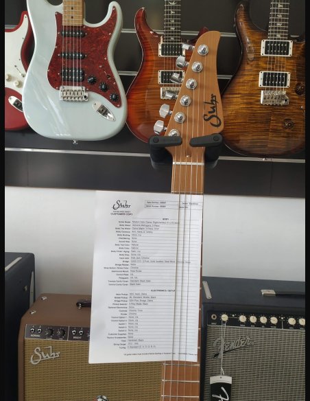 Suhr Modern Limited Edition Satin Flame Natural Chitarra Elettrica