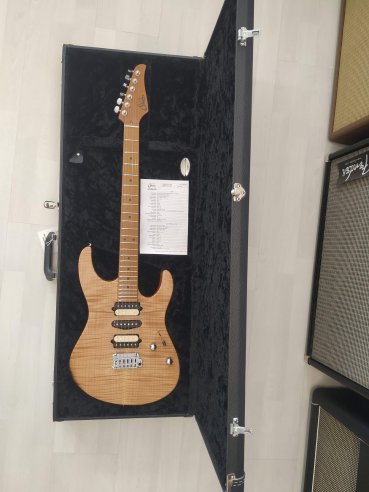 Suhr Modern Limited Edition Satin Flame Natural Chitarra Elettrica