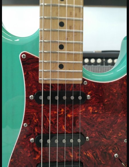 Suhr Classis S Limited Edition Paulownia MP SG Trans Seafoam Green Chitarra Elettrica