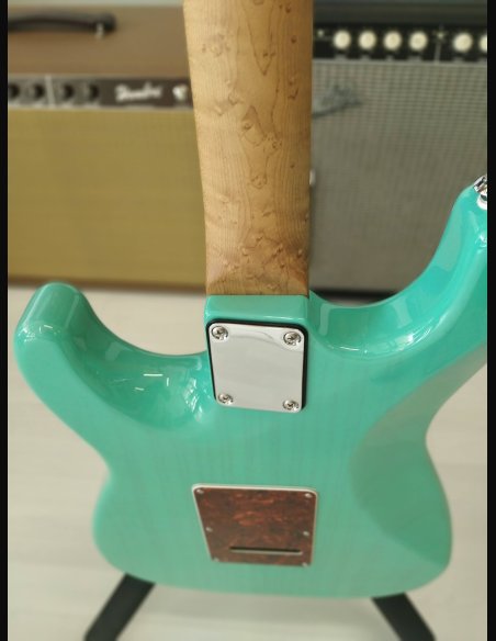 Suhr Classis S Limited Edition Paulownia MP SG Trans Seafoam Green Chitarra Elettrica