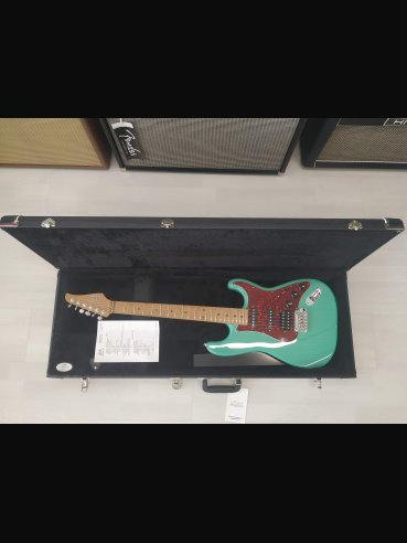 Suhr Classis S Limited Edition Paulownia MP SG Trans Seafoam Green Chitarra Elettrica