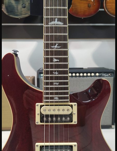 PRS SE Standard STD24 Birds Vintage Cherry