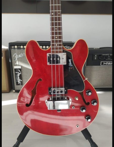 Gibson EB 2D Cherry 1968