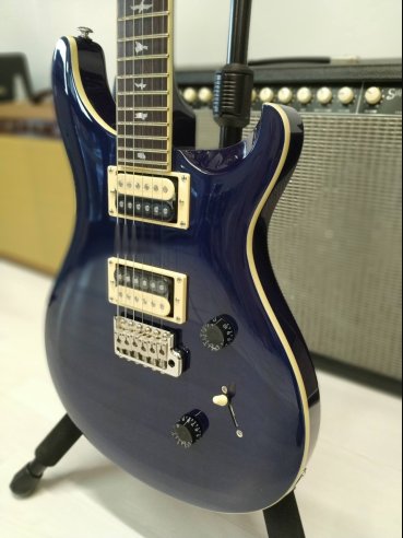 PRS SE Standard STD24 Birds Translucent Blue