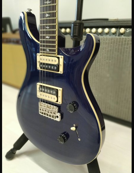 PRS SE Standard STD24 Birds Translucent Blue