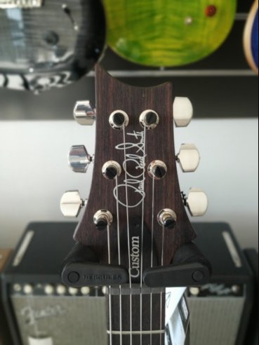 PRS Custom 24 Thin Charcoal Cherry Burst