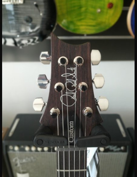 PRS Custom 24 Thin Charcoal Cherry Burst