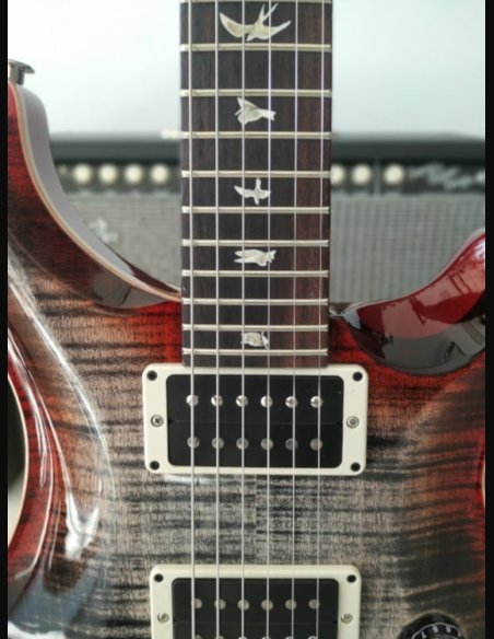 PRS Custom 24 Thin Charcoal Cherry Burst