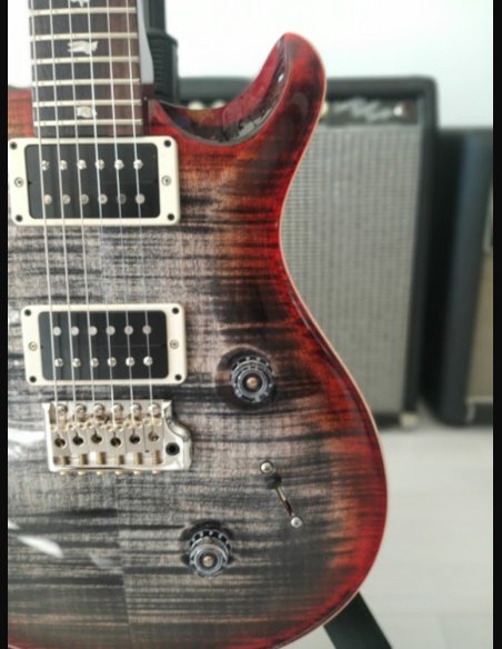 PRS Custom 24 Thin Charcoal Cherry Burst