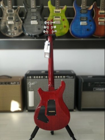 PRS Custom 24 Thin Charcoal Cherry Burst