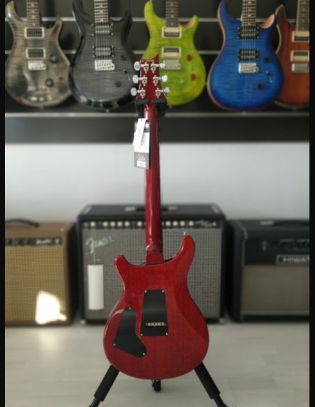 PRS Custom 24 Thin Charcoal Cherry Burst