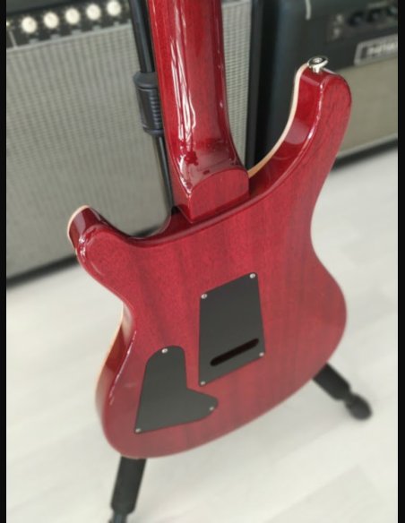 PRS Custom 24 Thin Charcoal Cherry Burst