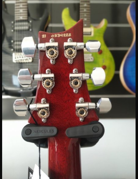 PRS Custom 24 Thin Charcoal Cherry Burst