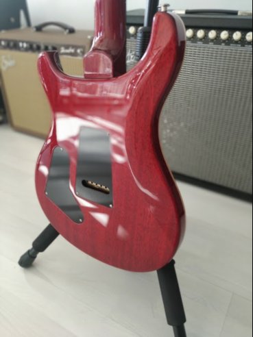 PRS Custom 24 Thin Charcoal Cherry Burst