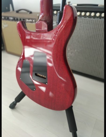 PRS Custom 24 Thin Charcoal Cherry Burst