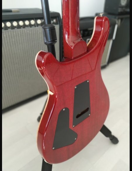 PRS Custom 24 Thin Charcoal Cherry Burst