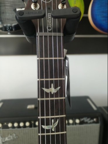 PRS Custom 24 Thin Charcoal Cherry Burst