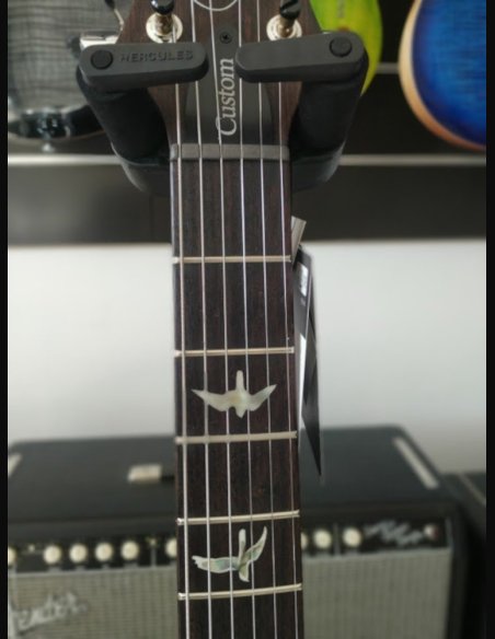 PRS Custom 24 Thin Charcoal Cherry Burst