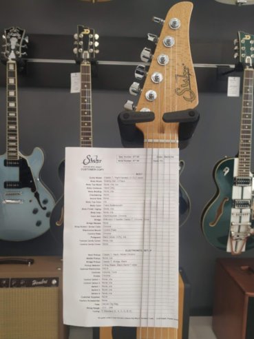 Suhr Classic T MP SS Transpared Butterscotch Chitarra Elettrica