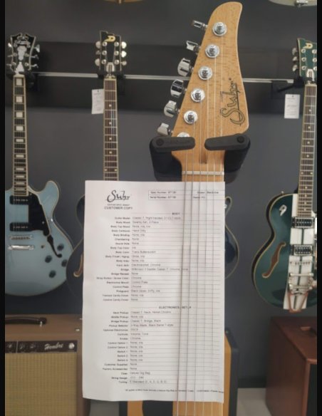 Suhr Classic T MP SS Transpared Butterscotch Chitarra Elettrica