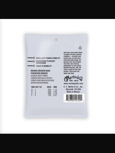 Martin MA4850 Phosphor Bronze 45/105 Muta Corde Basso Acustico