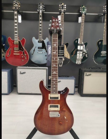 PRS SE Standard STD24 Birds Tobacco Sunburst