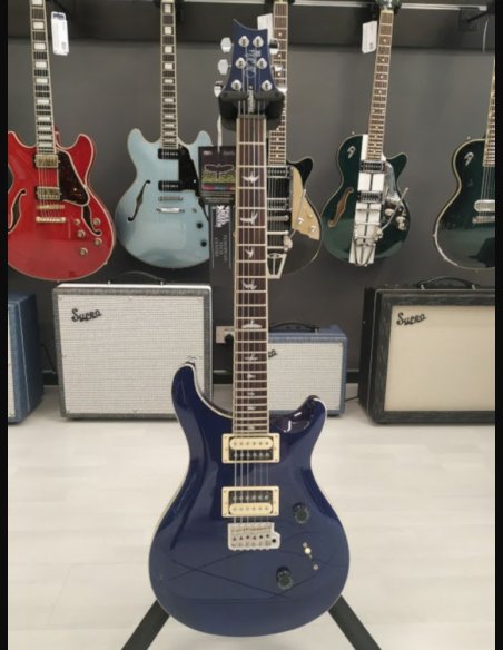 PRS SE Standard STD24 Birds Translucent Blue
