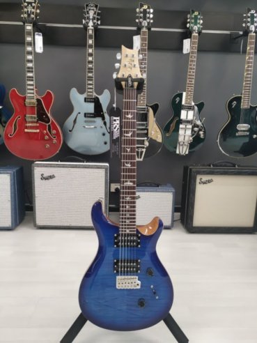 PRS SE Custom 24 Faded Blue Burst