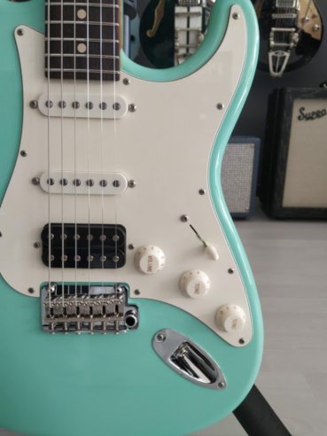 Suhr Classic S Rosewood HSS Surf Green Chitarra Elettrica