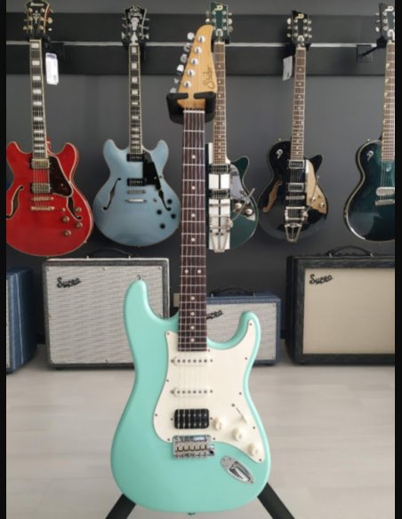 Suhr Classic S Rosewood HSS Surf Green Chitarra Elettrica