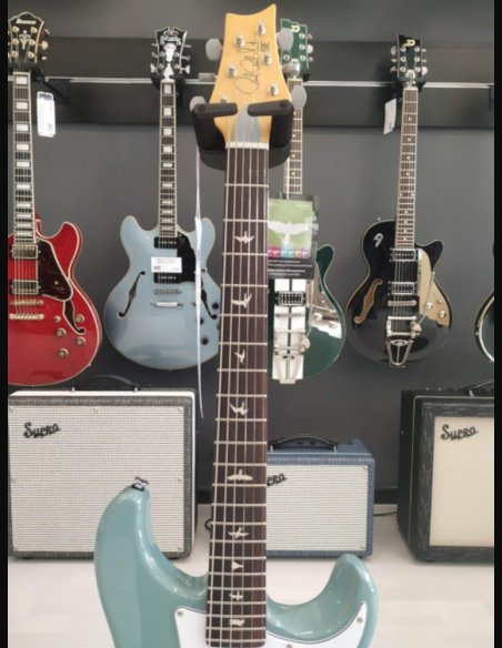PRS SE Silver Sky Stone Blue
