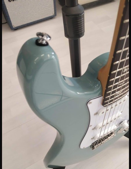 PRS SE Silver Sky Stone Blue