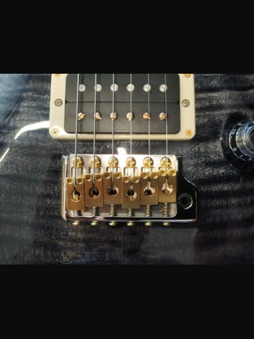 PRS Custom 24 Top 10 Thin Gray Black