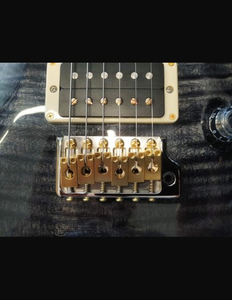 PRS Custom 24 Top 10 Thin Gray Black