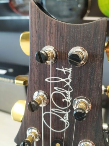 PRS Custom 24 Top 10 Thin Gray Black