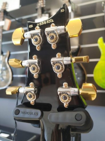 PRS Custom 24 Top 10 Thin Gray Black