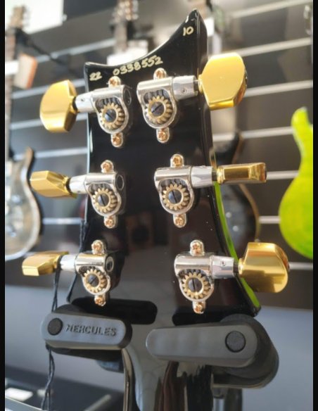 PRS Custom 24 Top 10 Thin Gray Black