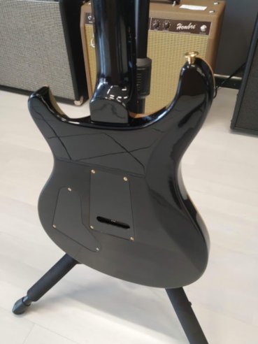 PRS Custom 24 Top 10 Thin Gray Black