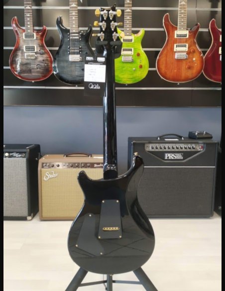 PRS Custom 24 Top 10 Thin Gray Black