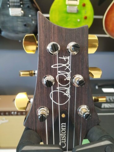 PRS Custom 24 Top 10 Thin Gray Black