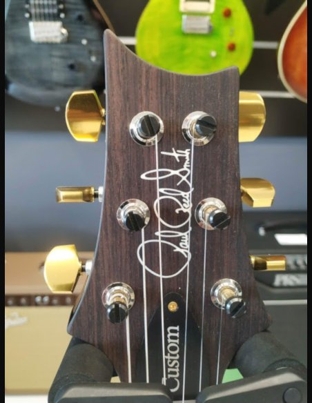 PRS Custom 24 Top 10 Thin Gray Black