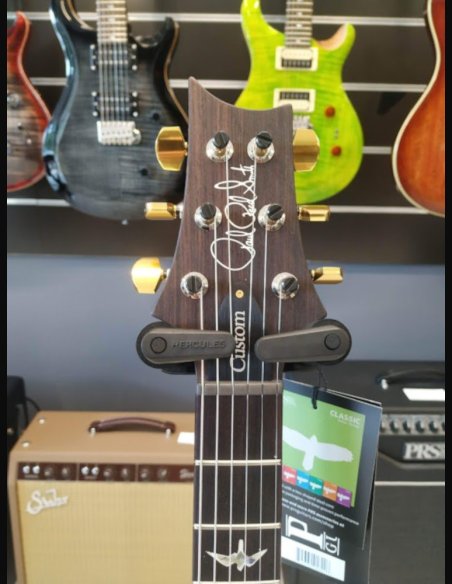 PRS Custom 24 Top 10 Thin Gray Black