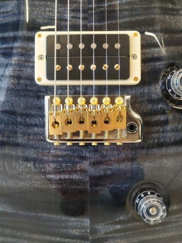 PRS Custom 24 Top 10 Thin Gray Black