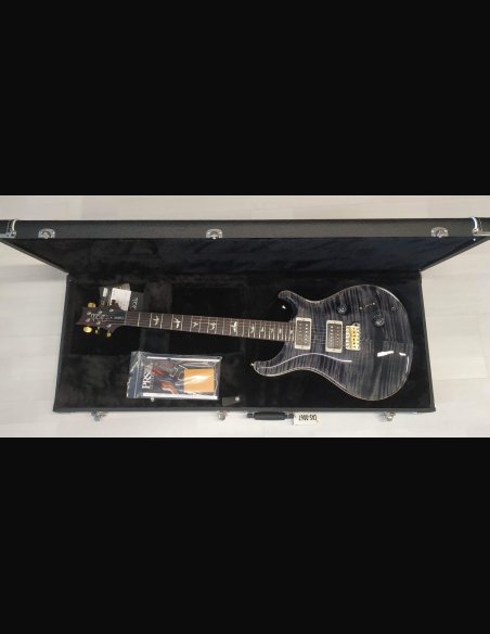 PRS Custom 24 Top 10 Thin Gray Black