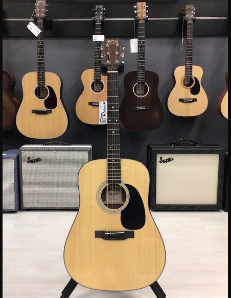 Martin D-12E Sitka/Sapele Gloss Folk Elettrificata w/soft shell