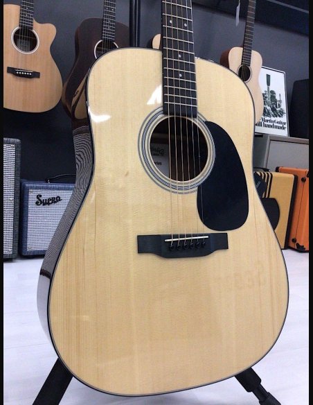 Martin D-12E Sitka/Sapele Gloss Folk Elettrificata w/soft shell